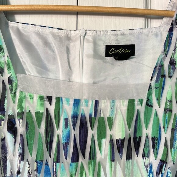 CARTISE SLEEVELESS KNEE LENGTH DRESS BACK ZIPPER IN SIZE 10 - Picture 8 of 8